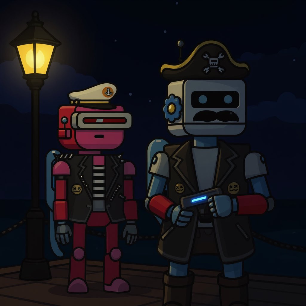 Been using Robotos Workshop AI and it’s next level. <a href="/pablostanley/">Pablo Stanley</a> didn’t just show up during NFTs… he’s been building long before. This tool gives creators real power. My next <a href="/robotosNFT/">Robotos</a> story is already in motion. Will drop it on NiftyTales.xyz ⚙️📚