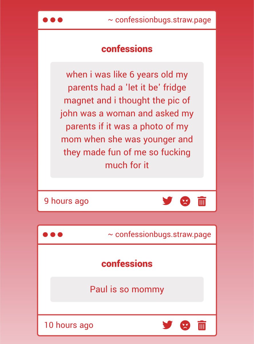 confessionbugs's tweet image. 