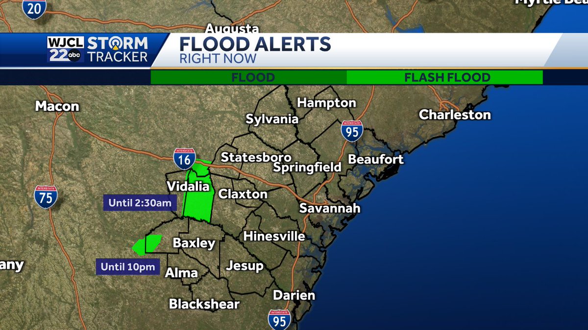 jnelsonWJCL's tweet image. A Flash Flood Warning is in effect for southwest Jeff Davis County. This is a new warning that goes until 10pm Tuesday. 2.5-4" of rain has fallen with more possible. Do not drive through flooded roadways.
