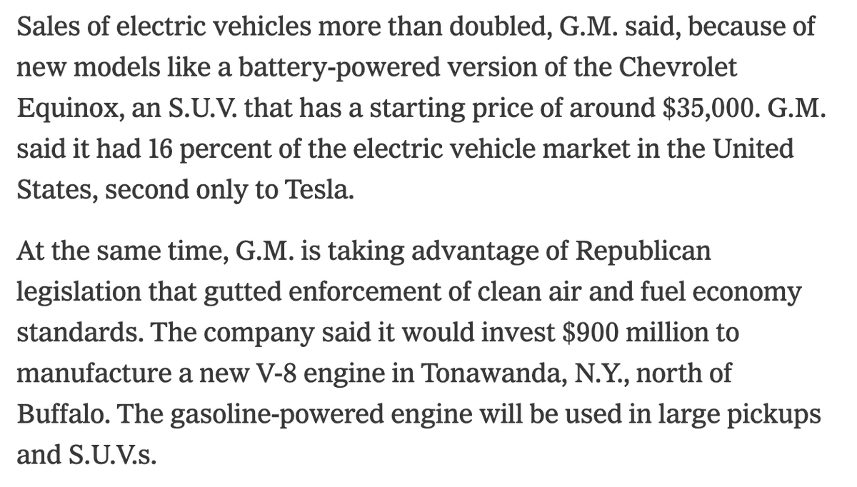 AlexCKaufman's tweet image. Standout detail in GM's earnings today: EV sales just doubled.
