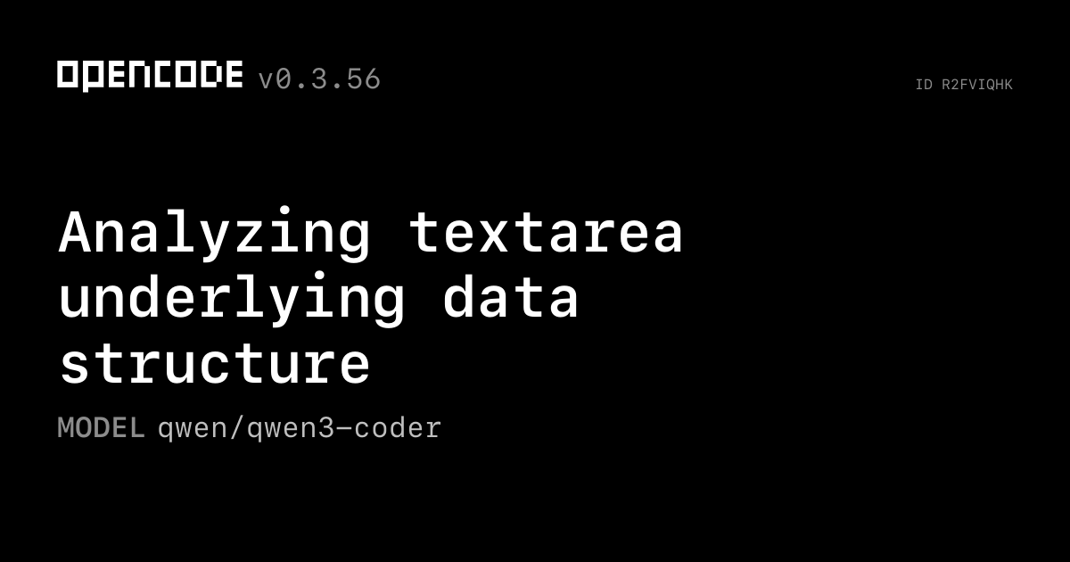 new qwen coder model is available in opencode via openrouter quick test ...