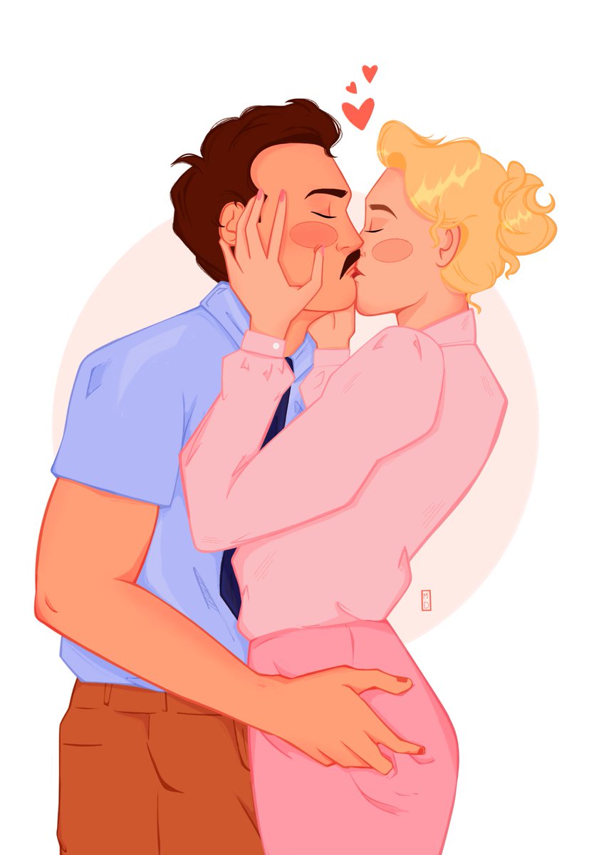 my blushing babes are back 💕 #tedlasso #tedbecca
