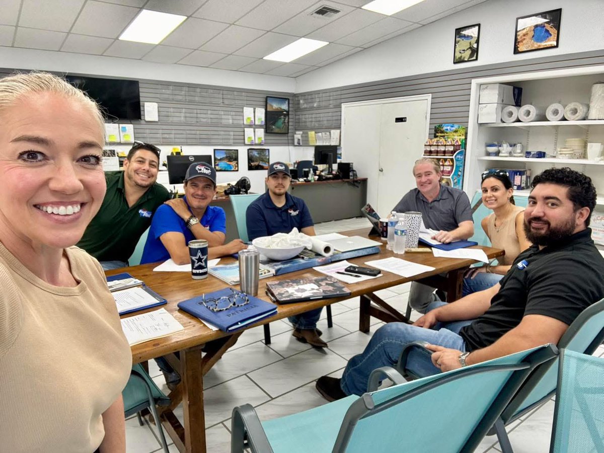 patriciazars's tweet image. 🩵💦 Productive morning at Gary’s Pool &amp;amp; Patio‼️
Our sales team covered key updates, shared insights, and discussed some exciting things on the horizon. We’re always working to serve our clients better and bring backyard dreams to life—one pool at a time! 🏊‍♂️☀️
#GarysPoolAndPatio