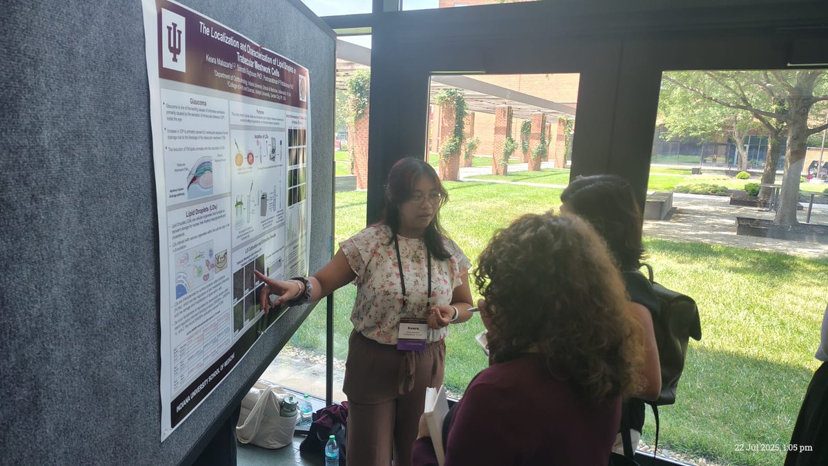 LabPadhu's tweet image. Congratulations #Roda and Anusha @AnushaShvshnkr on winning first and second place at the Stark Summer Science Symposium 2025. Great job #Keara, for presenting your summer work. @IUOphthalmology @IUStark_Neuro @IUgradschool