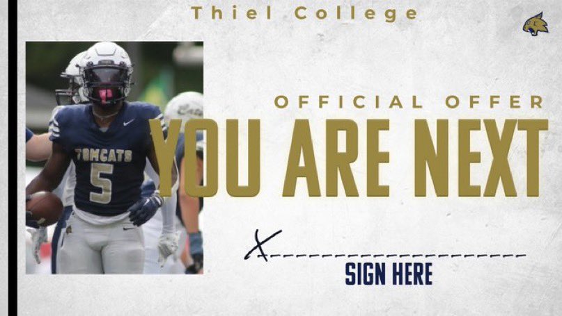dekker (@dekkerzelensek) on Twitter photo Grateful to receive an offer to play football at Thiel college!
Thank you coach <a href="/CoachPolis/">Greg Polis</a> for the opportunity!
<a href="/CooneyPanthers/">Brian Cooney</a> <a href="/Oswego_Football/">Panther Football '24</a>
<a href="/EDGYTIM/">Timothy “EDGYTIM” OHalloran</a> Grateful to receive an offer to play football at Thiel college!
Thank you coach <a href="/CoachPolis/">Greg Polis</a> for the opportunity!
<a href="/CooneyPanthers/">Brian Cooney</a> <a href="/Oswego_Football/">Panther Football '24</a>
<a href="/EDGYTIM/">Timothy “EDGYTIM” OHalloran</a>