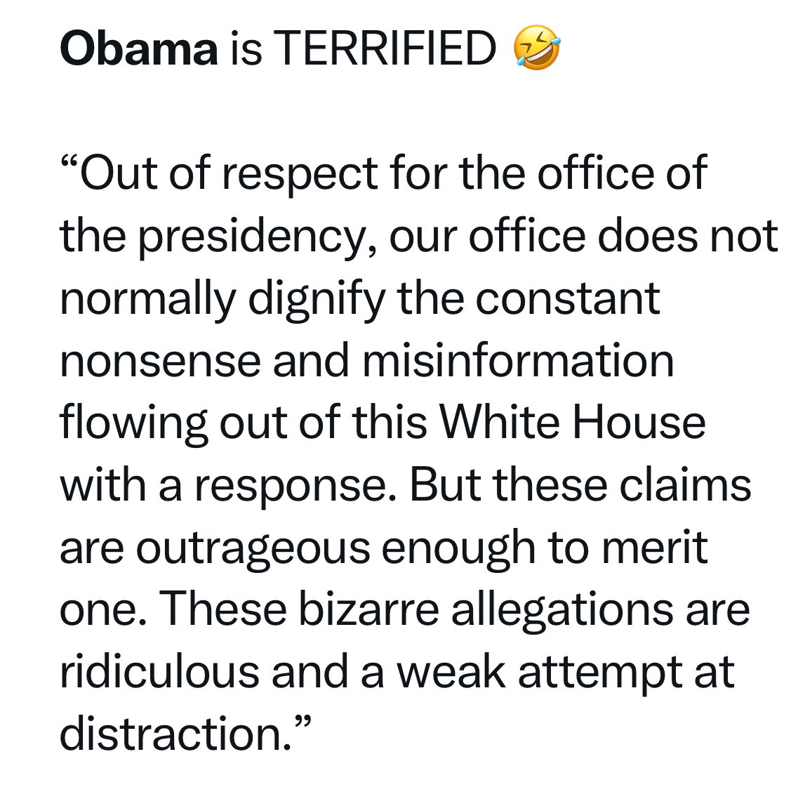 pattypatriot17's tweet image. Very carefully worded by his attorney ..,
No denial.
All projection and deflection .
Black Man Orange