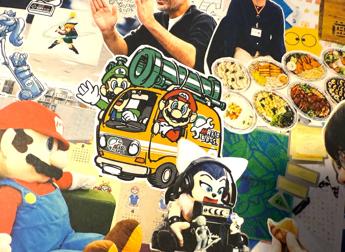 Nintendeal's tweet image. I never noticed this before but there's Mario Movie concept art in Nintendo's 2015 company profile