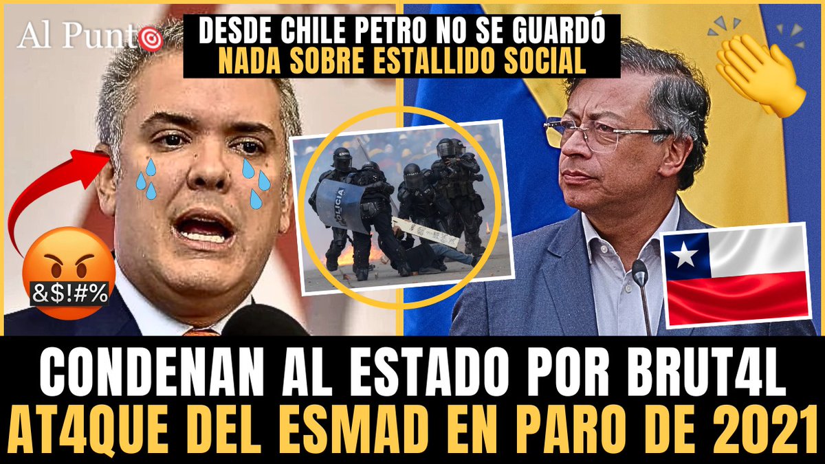 AlPuntoCol's tweet image. 🚨😨 URGENTE ¡Duque EN LA MIRA! Juez CONDENA al estado por BRUT4LIDAD del ESMAD en el estallido social
👉 youtu.be/F6qM_Zs1V60