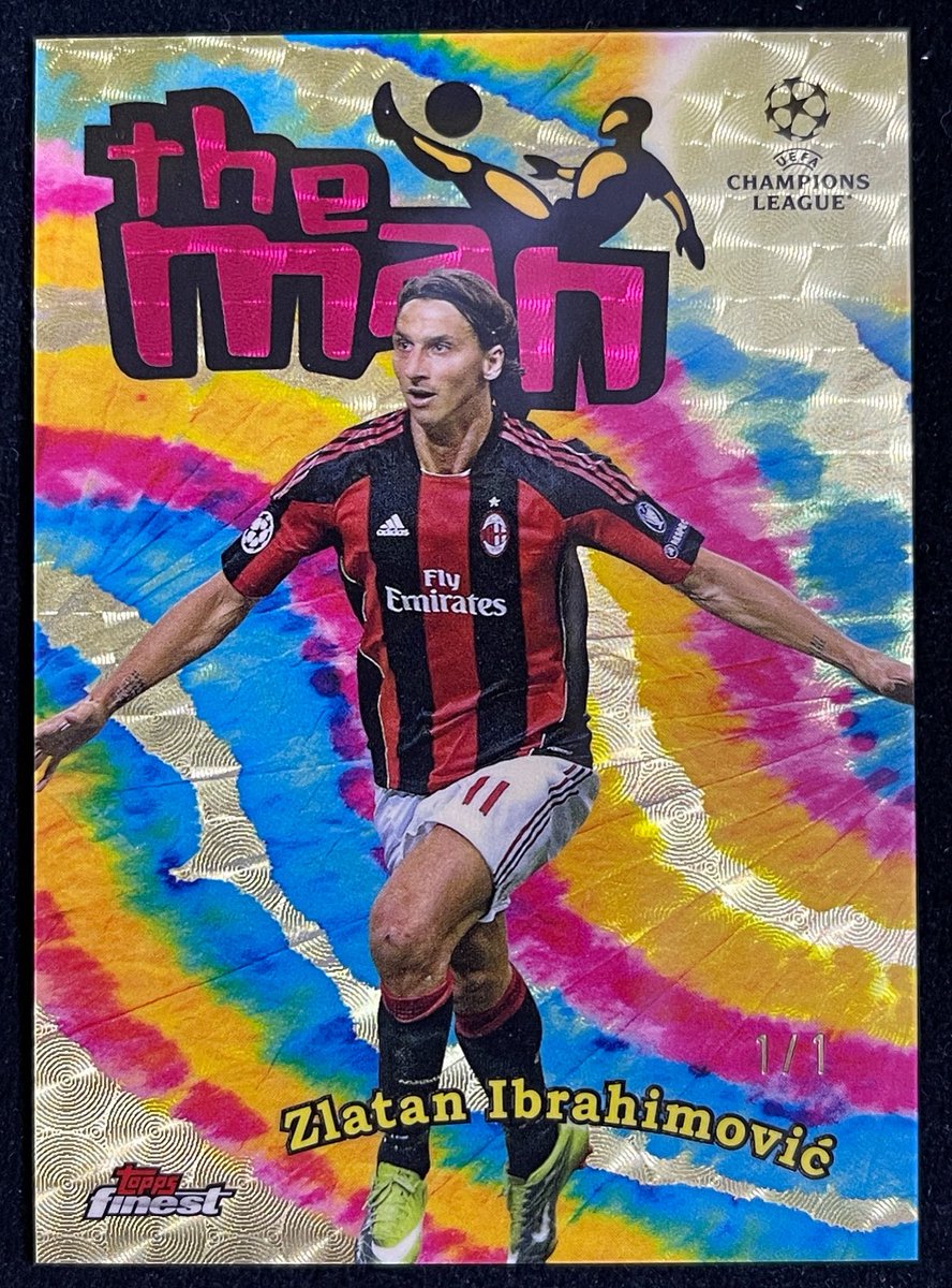 The Man Zlatan 1/1 Super 🥶 

Current bid on CardHobby is $2,282!