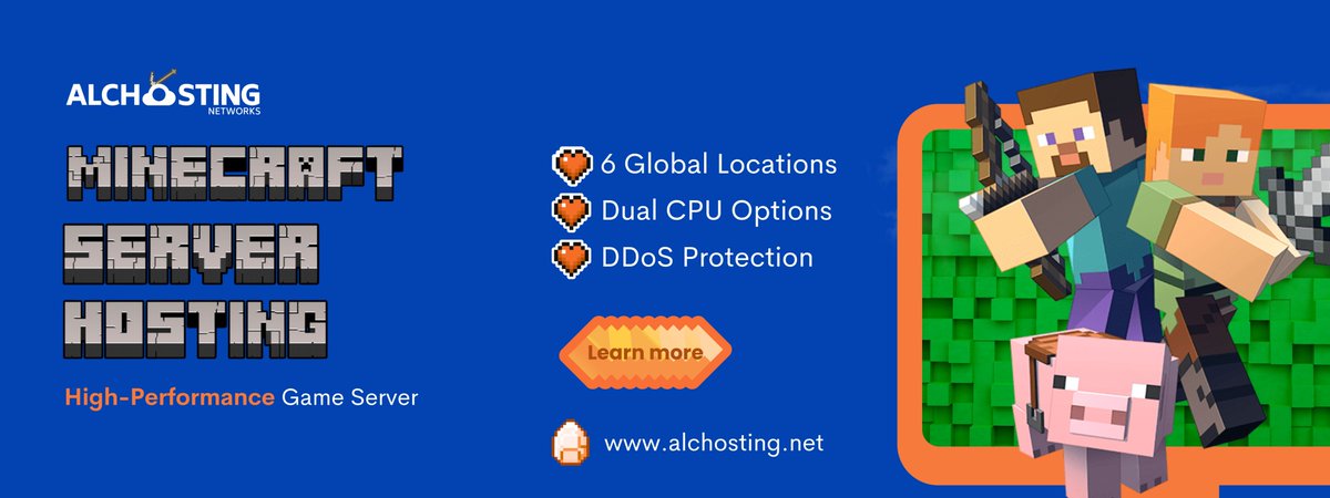 alchosting's tweet image. Host your Minecraft server in Manila, Singapore, Europe &amp;amp; NA with ALC Hosting Networks!

Get your server now starting at $1.50/mo or ₱90.00/mo:
alchosting.net/games/minecraf…

#MinecraftPH #MinecraftServer #GamingPH #MinecraftHosting #PhilippineGaming