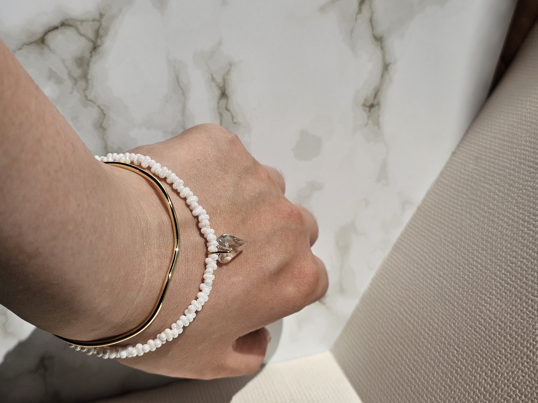3点セット バングル Suman Dhakhwa（スーマンダックワ） MOKUME 3Line Bangle
