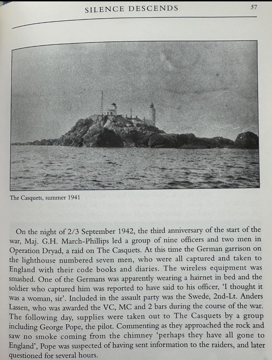 philipndpope's tweet image. Important to remember Operation Dryad Sept '42 not only captured Nazis but also invaluable codebooks and Nazi code machines. Great uncle George Pope rubbed Gestapo's noses in it as this excerpt shows & was interrogated for 2 days then released but no doubt had wry smile on face.