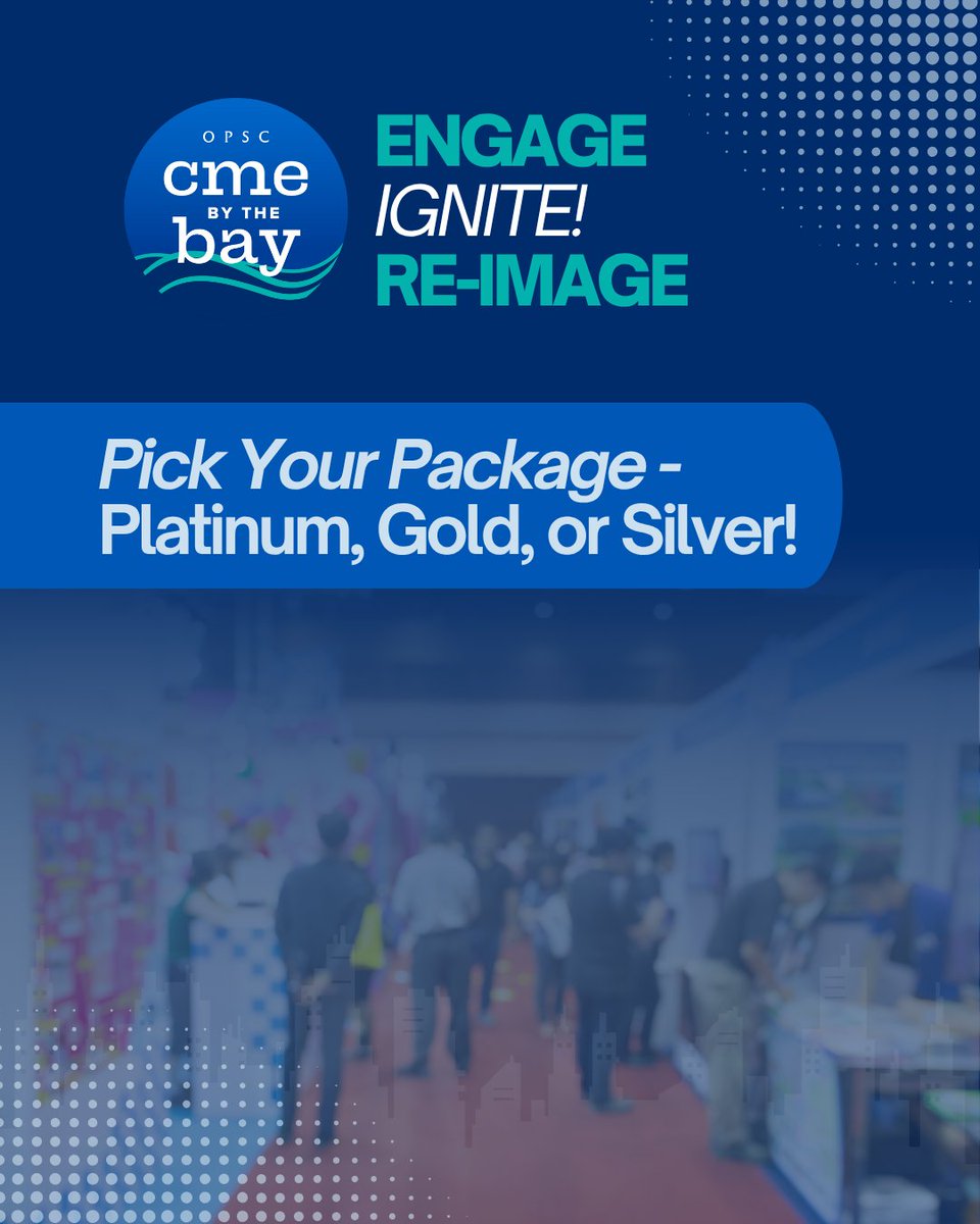 Ready to amplify your company’s reach with California’s osteopathic community? Become a sponsor at CME by the Bay 2025!

Pick Your Partnership — Platinum, Gold, or Silver!

Compare benefits &amp; claim your booth: bit.ly/4jVy7Fr

#OPSC #CMEbytheBay2025
