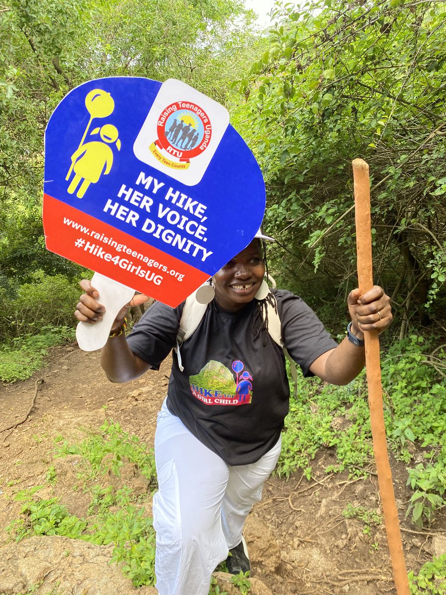 EEYMO207's tweet image. Hiking for *her voice*. Hiking for *her dignity*. Breaking menstrual stigma, shaping futures by keeping girls in school, empowering girls to lead #Hike4GirlsUg #BreakTheStigma #GirlsEmpowered
@RaisingTeensUg2 @ngoforum @TACSEVU @highhopeug @SRHRAllianceUg @shesthefirst