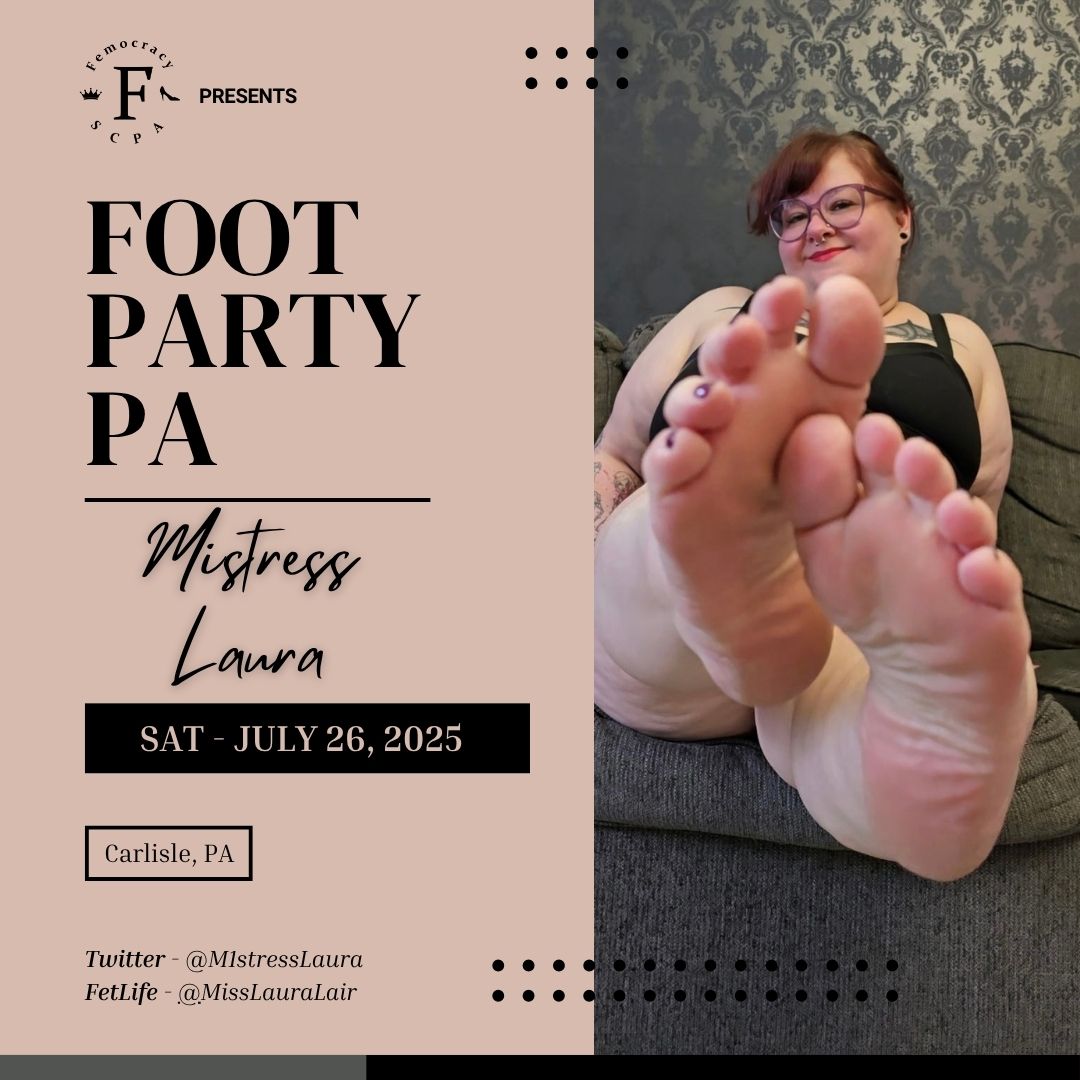 Experience <a href="/M1stressLaura/">Mistress Laura - Philadelphia, PA</a> and Her size 7.5's👣
Sweet Dominance, Sinful Tickles, &amp; Total Control

She's FemDom royalty with a honeyed smirk and a sting behind every touch🍯🫦

Submit your application TODAY! Vetted boys move to the front when slots open.

📲tinyurl.com/58e4jkwe