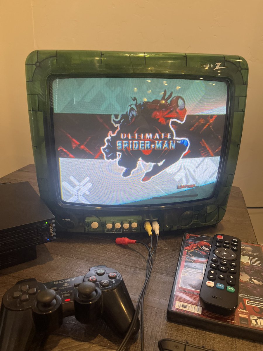 howifigure's tweet image. The speaker is blown out so I’ll need to find some kind of workaround. Very excited to revisit some old games. Next up is the Genesis and N64.