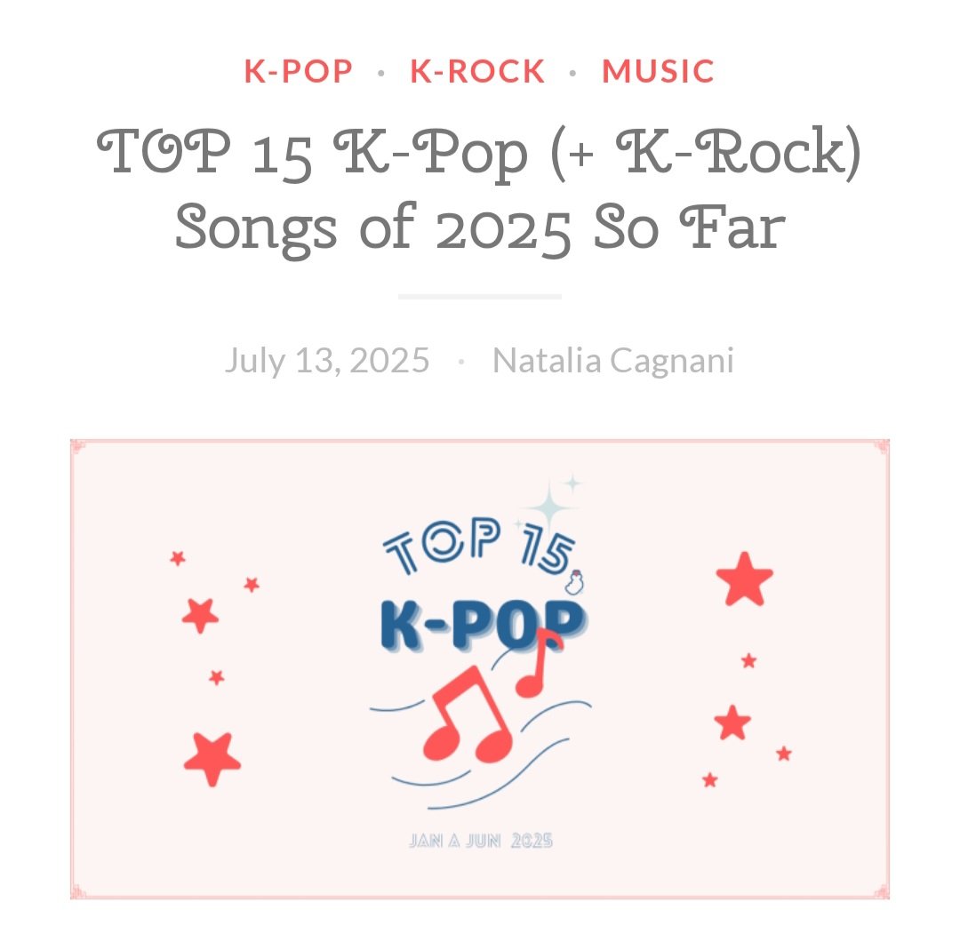 Moonchildren101's tweet image. Stop The Rain by Tablo & RM was selected as one of the best Kpop songs released in 2025 by the Brazilian website "Hasta La Tour".
"With brutal honesty and verses that touch raw wounds, TABLO and RM transform their scars into art on"Stop The Rain. The collaboration is a dialogue…