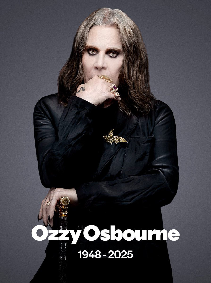 SpotifyMexico's tweet image. Desde las primeras notas de "Black Sabbath" hasta los acordes finales de "Paranoid", Ozzy cambió la música para siempre. Nos duele su partida, pero estamos eternamente agradecidos, y nunca dejaremos de escucharlo. Descansa en paz, Ozzy.