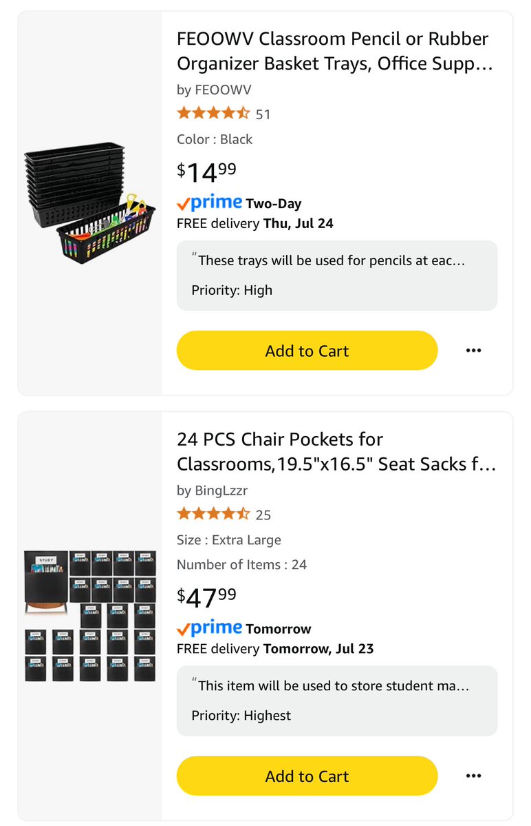 marielateaches1's tweet image. After spending some time in my new classroom the last two days, I’ve added (and removed) a few items. I’m hoping there’s a kind donor out there willing to help a teacher from the great state of Texas? #clearthelist
amazon.com/hz/wishlist/ls…