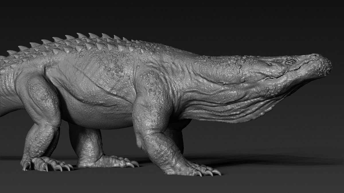 Concept Sculpt of a new creature design, a personal project.    

#zbrush #creature #gamedev #concept #design