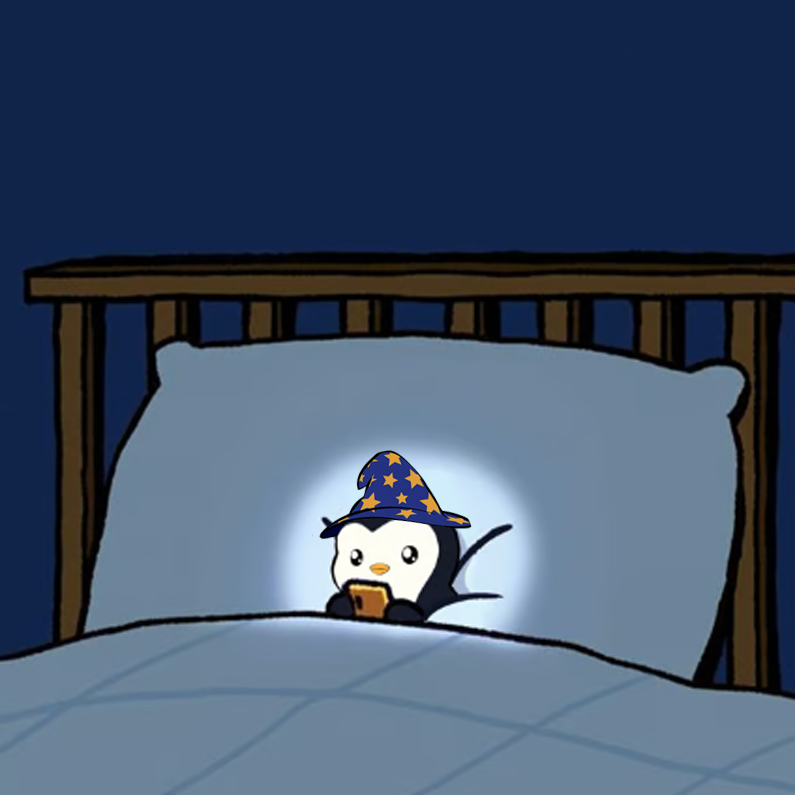 <a href="/pudgypenguins/">Pudgy Penguins</a> me (intern) reading the replies rn