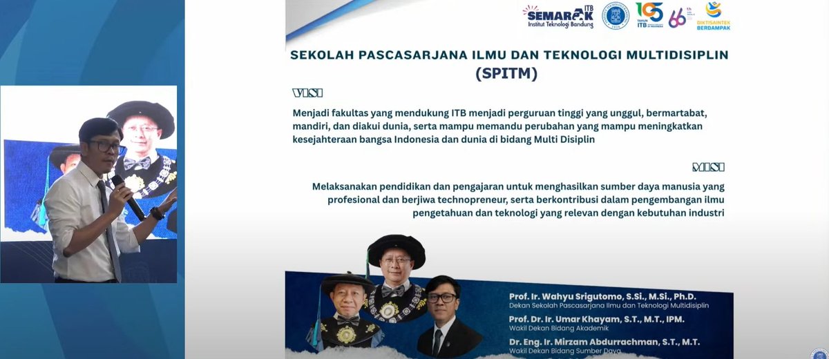 Transformasi Sekolah Pascasarjana Ilmu dan Teknologi Multidisiplin ITB Jadi Lembaga Lintas Disiplin Ilmu Masa Depan itb.ac.id/berita/transfo…