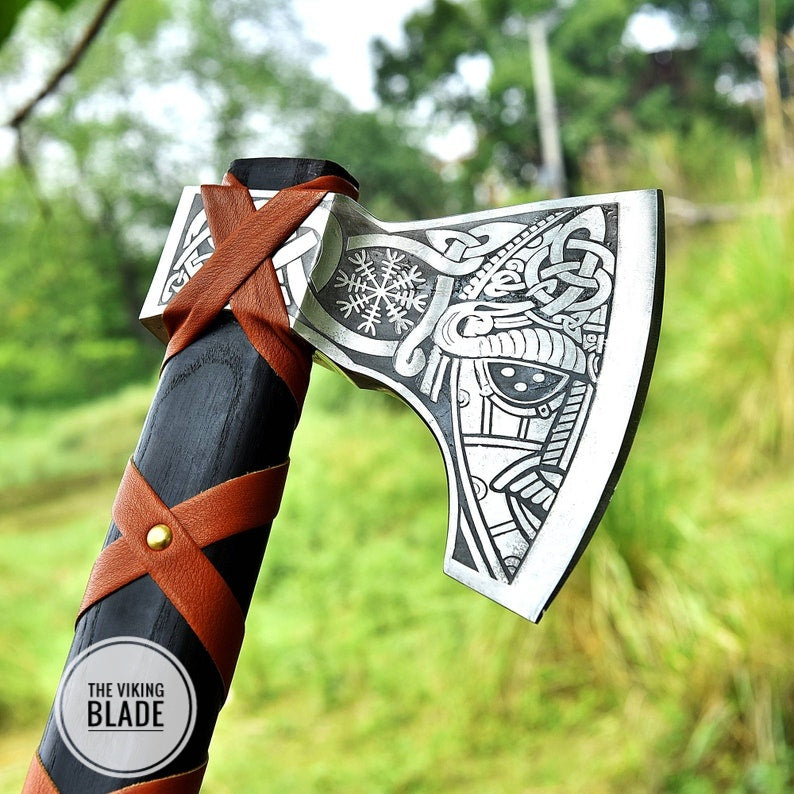 thevikingblade's tweet image. CUSTOM HANDMADE FORGED High Carbon STEEL Tomahawk hatchet AXE Comes With Genuine Leather sheath
Shop Link
thevikingblade.com/products/custo…