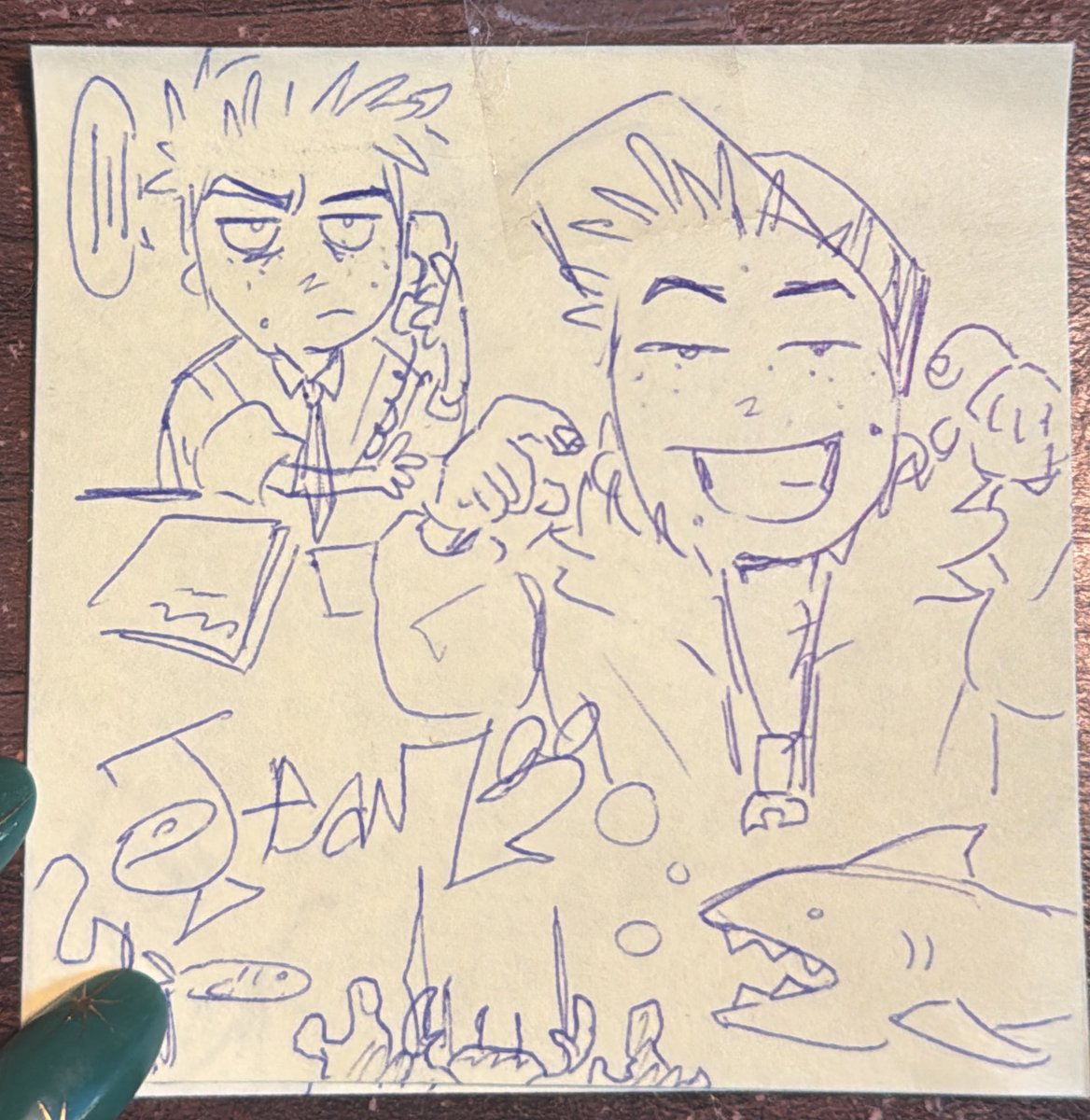 zjziopsg's tweet image. Oomfies give me something Jean Loo related to draw i am so bored and so uncreative