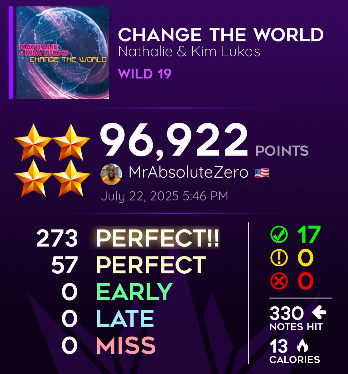 First <a href="/smxgame/">StepManiaX</a> session on the books in over six and a half months! Feels good to see that I still have some good muscle memory. Onwards for Mistake on the Lake Prep 😊✨
