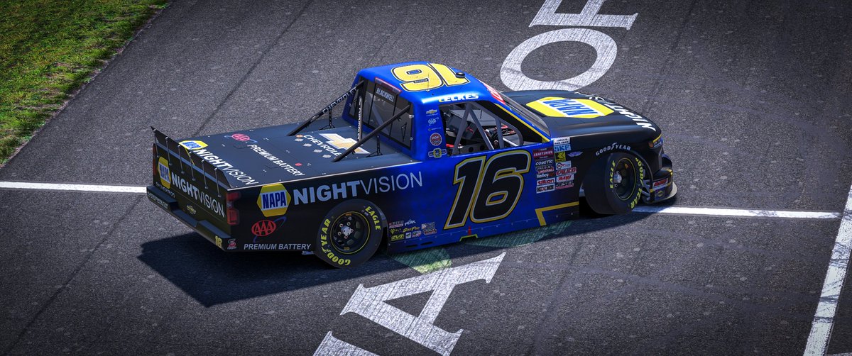 Noah Blackwell (NJB_Designss_) (@njb_designss_) on Twitter photo 2025 Christian Eckes <a href="/BMR_NASCAR/">Bill McAnally Racing</a> #16 NAPA Night Vision To be ran at New Hampshire Motor Speedway remade for iracing
Number and Template from <a href="/BIGEVILdesigns/">BIG EVIL Designs</a> 2025 Christian Eckes <a href="/BMR_NASCAR/">Bill McAnally Racing</a> #16 NAPA Night Vision To be ran at New Hampshire Motor Speedway remade for iracing
Number and Template from <a href="/BIGEVILdesigns/">BIG EVIL Designs</a>
