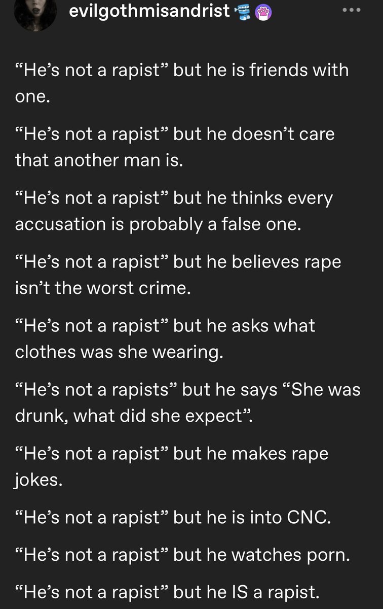 Until it’s no men, it’s all men.