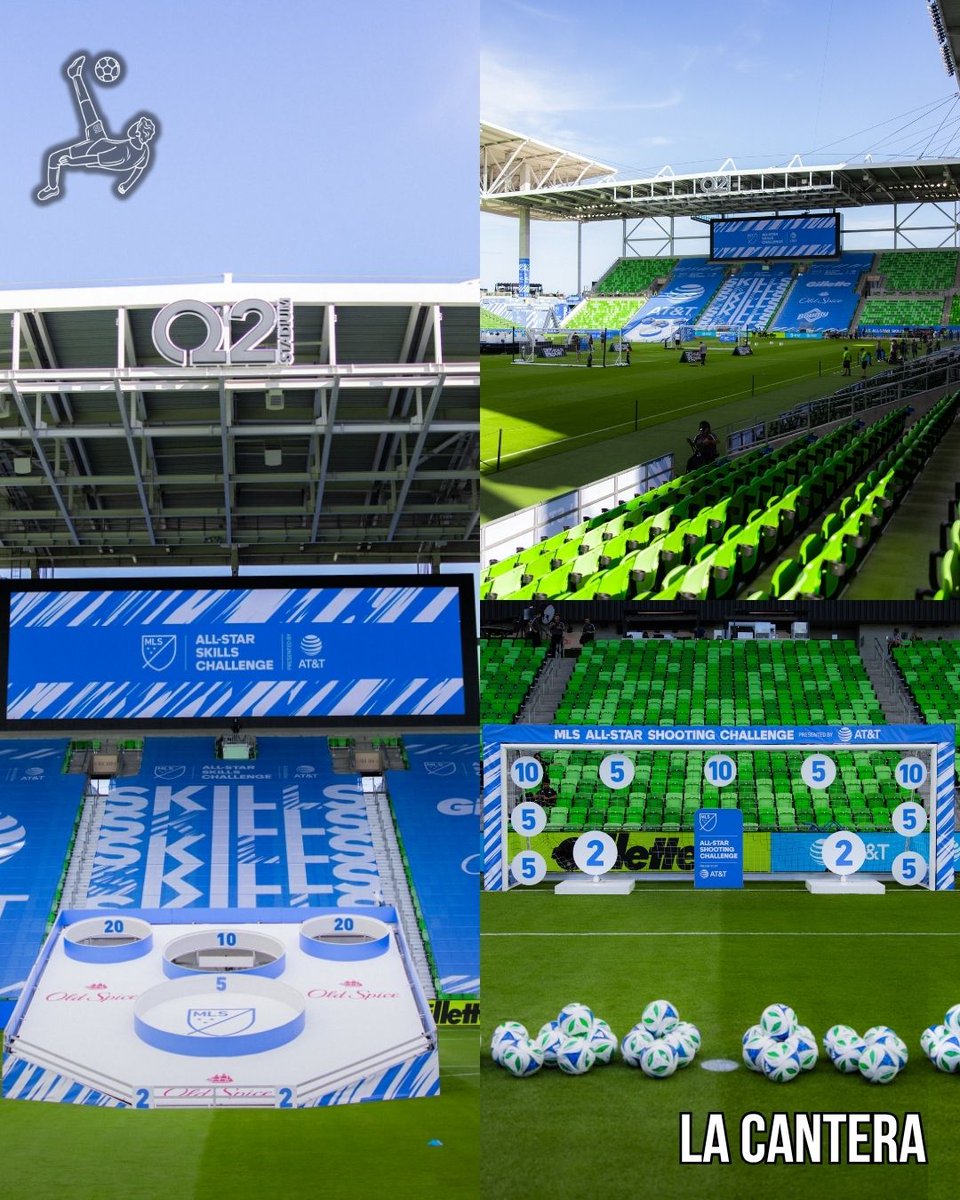 LaCantera_10's tweet image. ⚽🔥 ¡TODO LISTO PARA EL SKILL CHALLENGE!

La cancha ya está preparada para el duelo de habilidades entre la MLS y la Liga MX.

¡Que empiece el show! 🌟🇲🇽🇺🇸

#SkillChallenge #LigaMX #MLS #AllStar #LaCantera