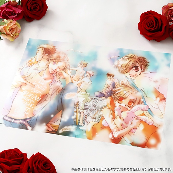 桜蘭高校ホスト部 」 『クリアポスター』 美麗なカラーイラストを