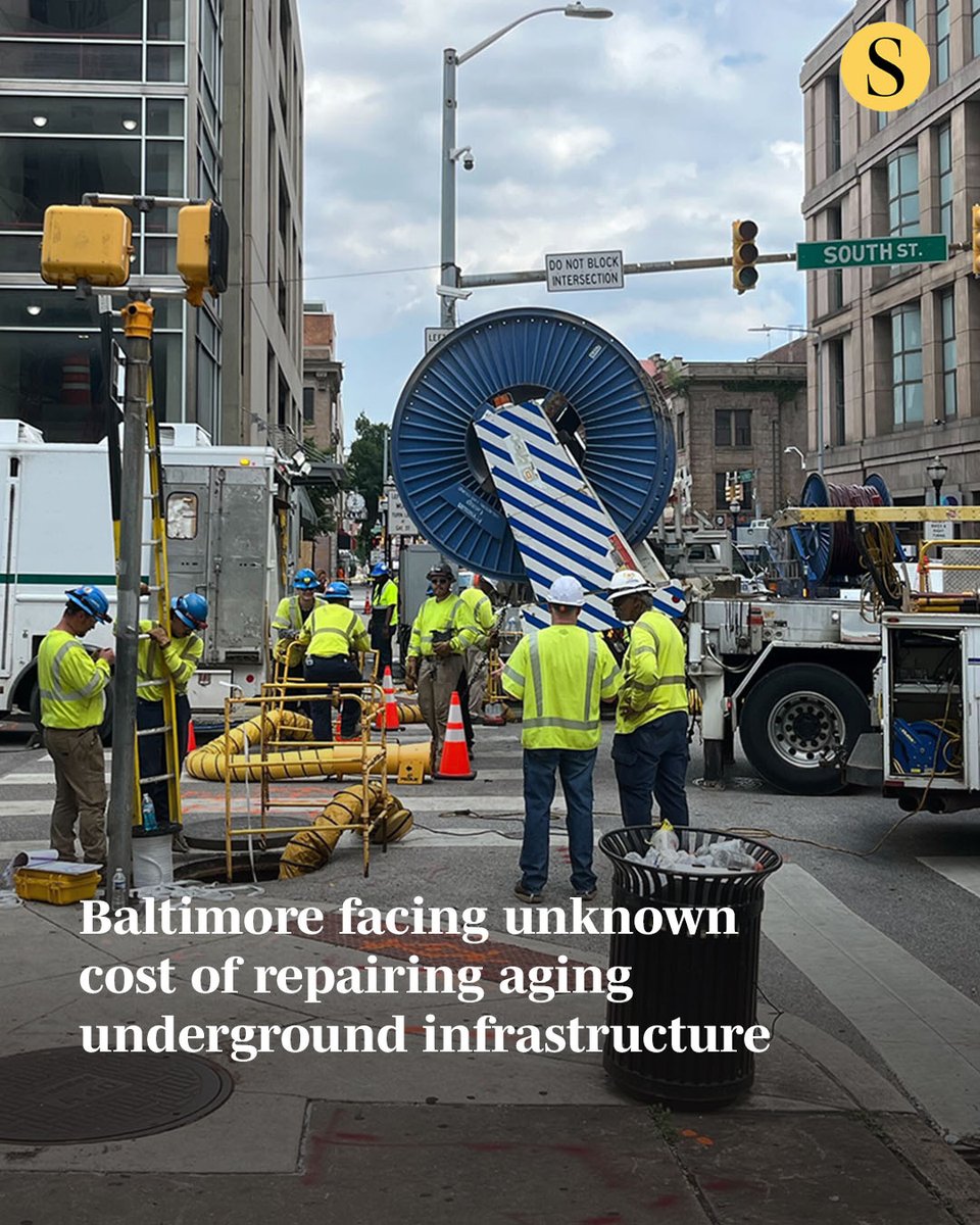 baltimoresun's tweet image. After more than 30 underground fires in the past decade — including 10 last year — Baltimore officials are seeking answers. At a council hearing Tuesday, they said a consultant is investigating whether the city’s aging utility conduit system is to blame. Findings are expected…