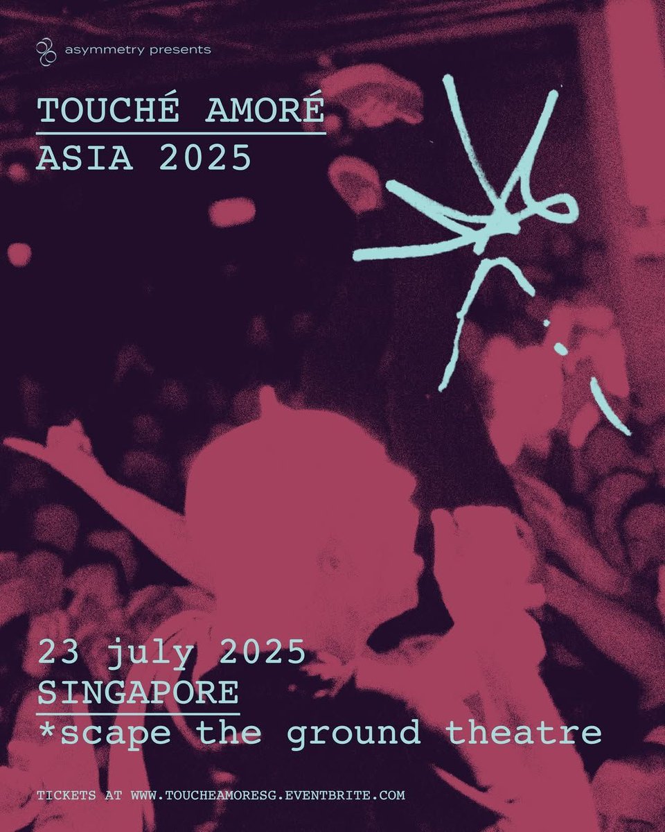mtgh's tweet image. TODAY: @ToucheAmore in Singapore by Asymmetry Entertainment.
eventbrite.sg/e/touche-amore…