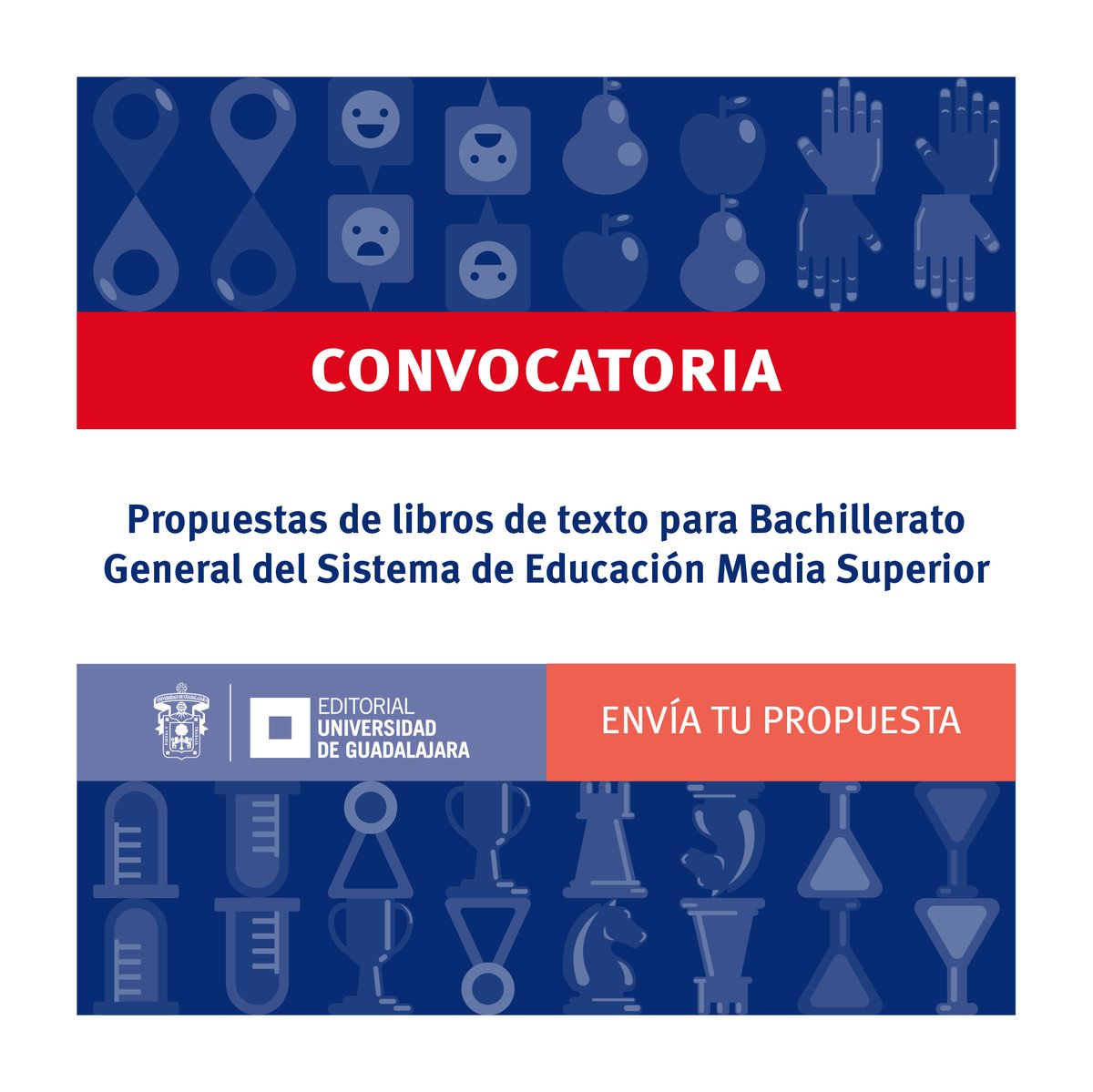 Universidad de Guadalajara (@udg_oficial) on Twitter photo La <a href="/editorialUDG/">Editorial UDG</a> invita a docentes y acadรฉmicos a participar en la creaciรณn de libros para #PrepasUdeG del <a href="/sems_udg/">๐๐ผ๐๐ ๐๐๐๐พ</a>. ๐โ๏ธ๐ฉโ๐ซ๐จโ๐ซ
Consulta la convocatoria en: editorial.udg.mx La <a href="/editorialUDG/">Editorial UDG</a> invita a docentes y acadรฉmicos a participar en la creaciรณn de libros para #PrepasUdeG del <a href="/sems_udg/">๐๐ผ๐๐ ๐๐๐๐พ</a>. ๐โ๏ธ๐ฉโ๐ซ๐จโ๐ซ
Consulta la convocatoria en: editorial.udg.mx