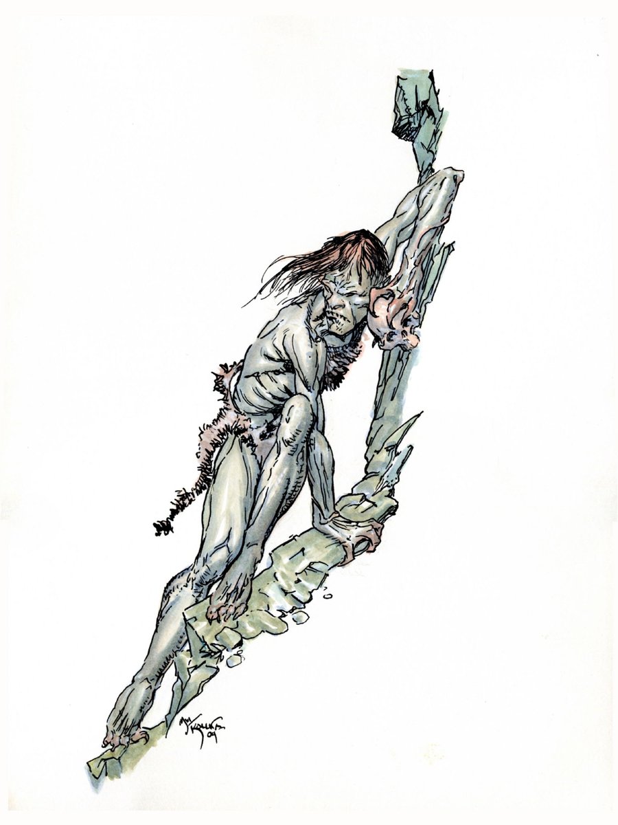 ComicCrusaders's tweet image. Savage Warrior by Michael Kaluta #comics #comicbookart #art #comicart