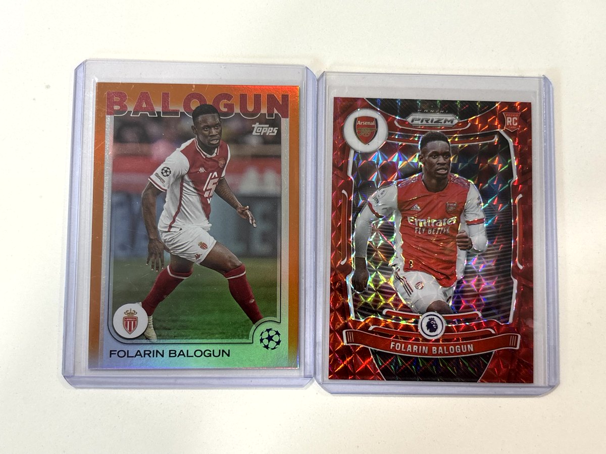 IngoSportsCards's tweet image. Balogun 2 card Lot - $12
Shipping 馃嚭馃嚫: $5 Other:
Calculated #TSSS #INGOSPORTSCARDS