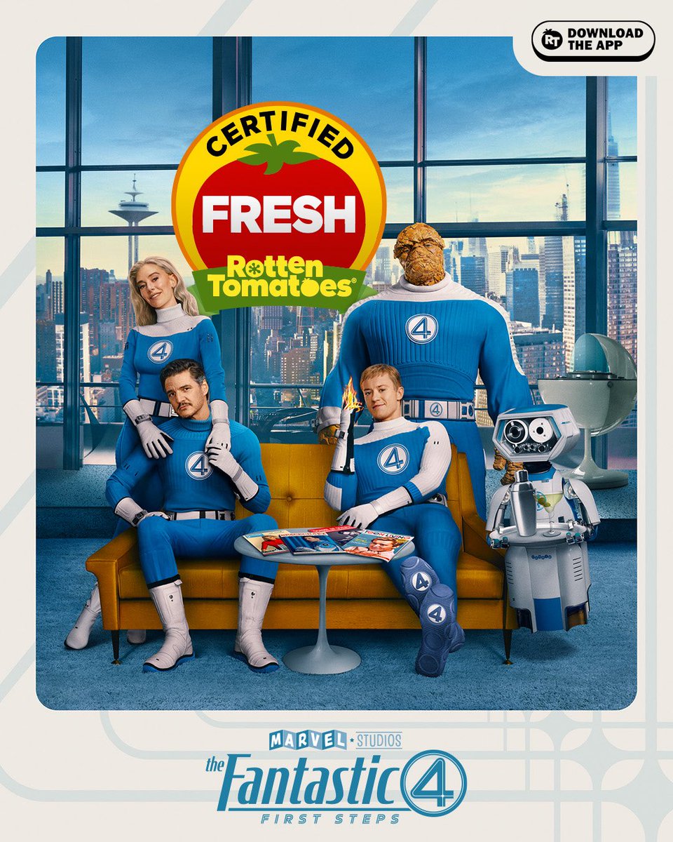 ErikDavis's tweet image. Every superhero movie this summer is Certified Fresh at @RottenTomatoes. We’re winning!