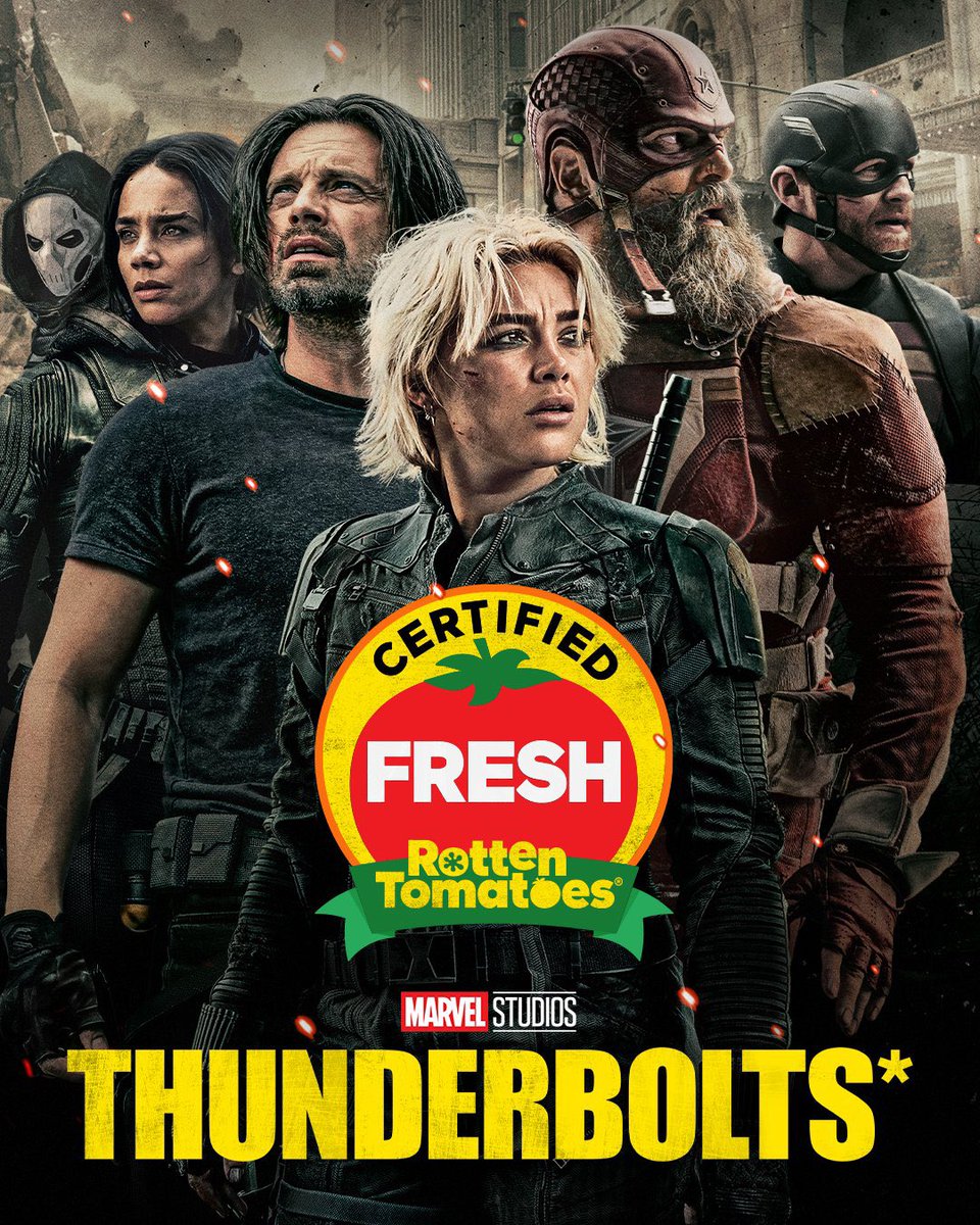 ErikDavis's tweet image. Every superhero movie this summer is Certified Fresh at @RottenTomatoes. We’re winning!
