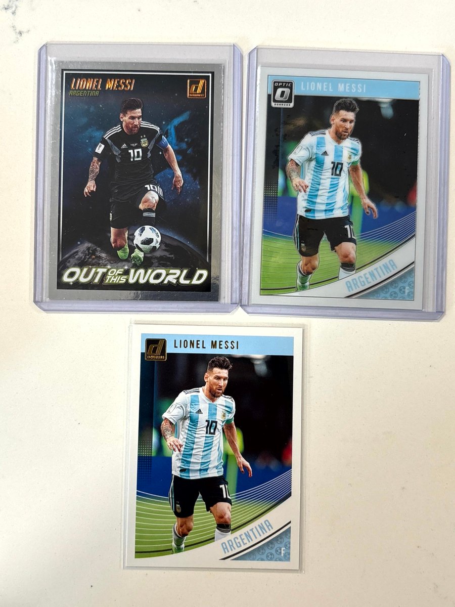 IngoSportsCards's tweet image. Messi Lot - $6
Shipping 馃嚭馃嚫: $5 Other:
Calculated #TSSS #INGOSPORTSCARDS