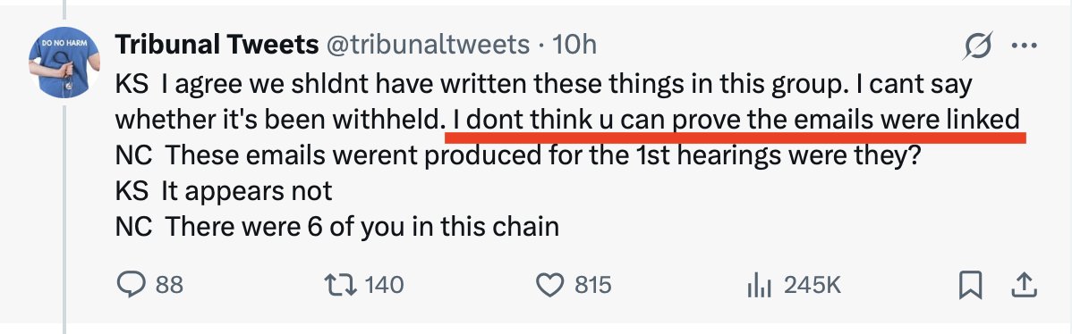 jk_rowling's tweet image. &apos;I don&apos;t think you can prove it&apos; is one hell of a way to deny withholding information from a tribunal. 2/3