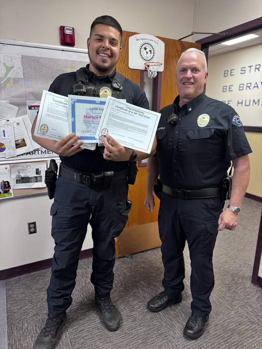 Sgt. Nick Boswell (@sgtboswelllvpd) on Twitter photo Congratulations Officer Orduna for being recognized by <a href="/ChiefSchofield/">Chief Schofield</a> with 3 separate job well done awards for work completed on patrol! Excellent work as usual!
<a href="/lavistapolice/">La Vista Police</a> <a href="/CityofLaVista/">@cityoflavista</a> <a href="/ChiefSchofield/">Chief Schofield</a> Congratulations Officer Orduna for being recognized by <a href="/ChiefSchofield/">Chief Schofield</a> with 3 separate job well done awards for work completed on patrol! Excellent work as usual!
<a href="/lavistapolice/">La Vista Police</a> <a href="/CityofLaVista/">@cityoflavista</a> <a href="/ChiefSchofield/">Chief Schofield</a>