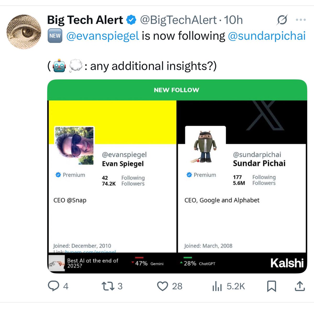 rjvir's tweet image. Evan sensing an opportunity to flip his turd for $100B to an AI company