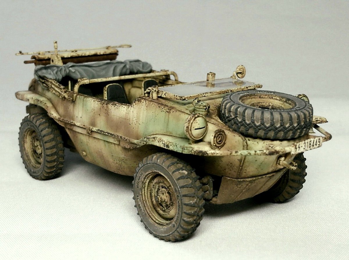 zim_werks's tweet image. 子供の頃、小遣いでも買え箱絵もカッコいい初代シュビムワーゲンを良く作りました。
出戻りのきっかけはリニューアル版を作った事でした。
#ありがとう俊作会長
#タミヤの思い出