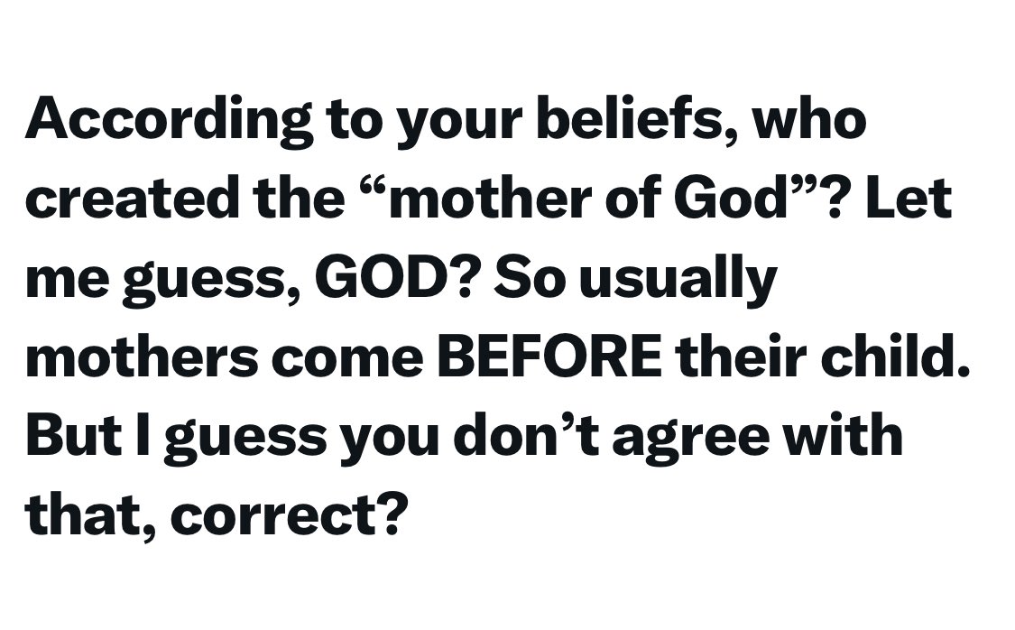 Catholic_bro's tweet image. Who said this tweet
A Muslim or a reformed / Evangelical?