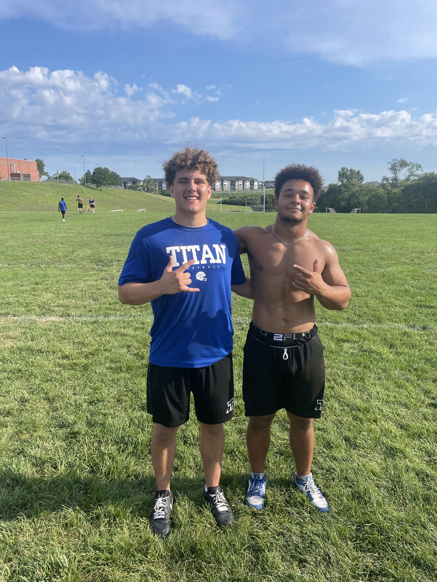 PLSTitanPower's tweet image. Congratulations to our Football Athletes of the Week... Braxton Barnby and Derek Jones!!!