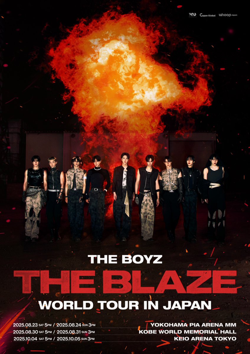 whoop_japan's tweet image. 【#THEBOYZ】
THE BOYZ &lt;THE BLAZE&gt; WORLD TOUR in JAPAN
プレリクエスト1次先行抽選受付は本日23:59まで🎫
応募忘れのないようご注意ください🔥
詳細は下記をチェック✅
🔗whoop-japan.com/archives/12050
特設サイト
🔗theblaze-jp.com
#THEBOYZ #더보이즈 #ドボイズ
#THEBLAZE #더블레이즈…