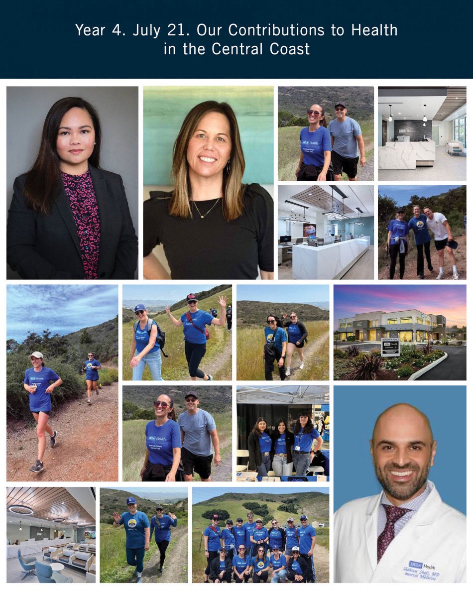 DOM_UCLA's tweet image. This week, Dr. Abel spotlights our department’s incredible impact across the Central Coast — all the way from Santa Barbara to San Luis Obispo!
Learn how DoM faculty are transforming care and building strong community connections in the region: uclahs.fyi/4l8OEGJ