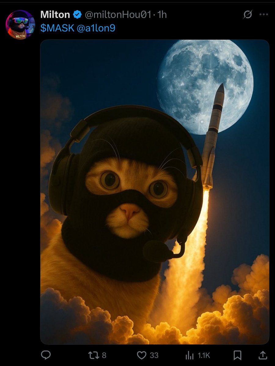 miltonHou01's tweet image. I KNOW I DONT SMOKE CRACK SO WTF?
$MASK SMASHED THAT RAID HOWWW?
@a1lon9 @pumpdotfun gg